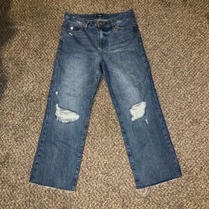 Classic Express Blue Distressed Women's Jeans